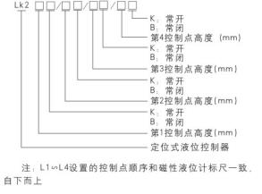 輔助裝置LK系列液位控制器選型標志